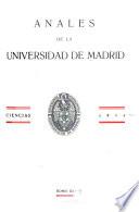 Anales de la Universidad de Madrid