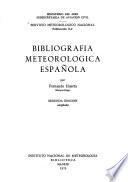 Bibliografía meteorológica española