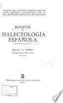 Boletín de dialectología española