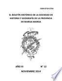 Boletín Histórico de la Provincia de Marga - Marga. Tomo XII