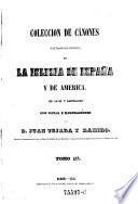 Coleccion de canones y de todos los concilios de la iglesia de Espana y de America (en latin y castellano)