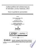 Cultura política de la democracia en El Salvador y en las Américas, 2012