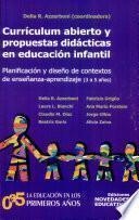 Currículum abierto y propuestas didácticas en educación infantil (3 a 5 años)