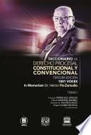 Diccionario de Derecho Procesal Constitucional y Convencional, tercera edición, 1001 voces.