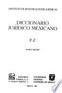 Diccionario jurídico mexicano