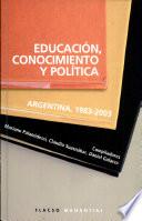 Educación, conocimiento y política