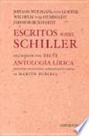 Escritos sobre Schiller