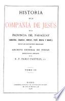 Historia de la Compañía de Jesús en la provincia del Paraguay