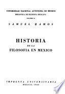 Historia de la filosofía en México