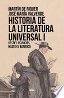 Historia de la literatura universal I