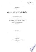 Historia de las Indias de Nueva-España y islas de tierra firme