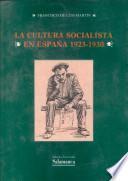 La cultura socialista en España