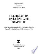 La literatura en la época de Sancho IV