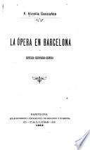 La ópera en Barcelona