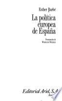 La política europea de España