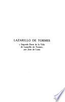 Lazarillo de Tormes y Segunda parte de la vida de Lazarillo de Tormes por Juan de Luna