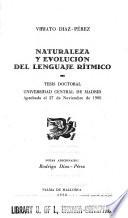 Naturaleza y evolución del lenguaje rítmico