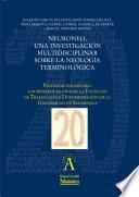 NeuroNEO, una investigación multidisciplinar sobre la neología Terminological